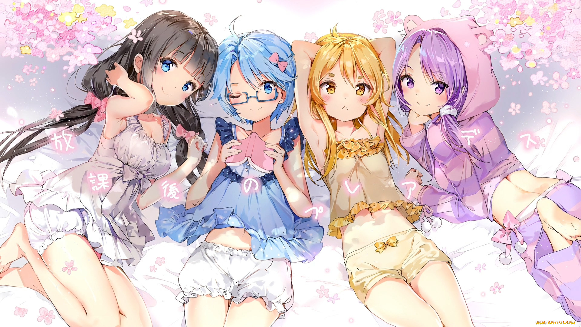 , houkago no pleiades, houkago, no, pleiades, anmi, aoi, nanako, itsuki, hikaru